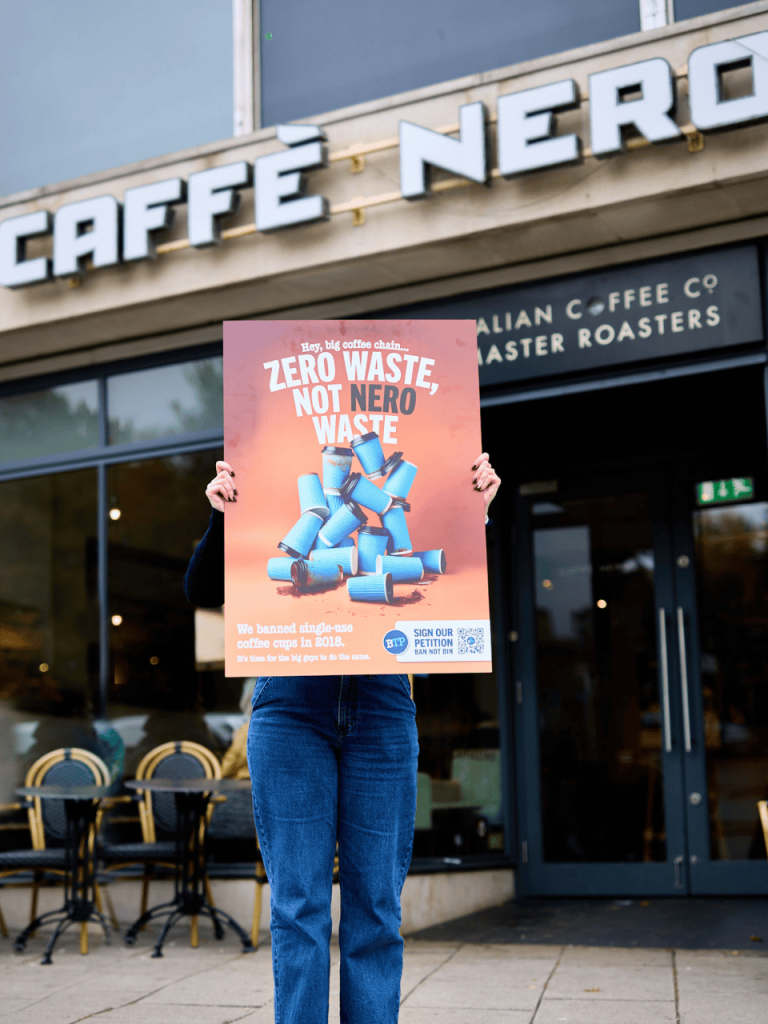 Boston Tea Party, Ban Don't Bin Campaign