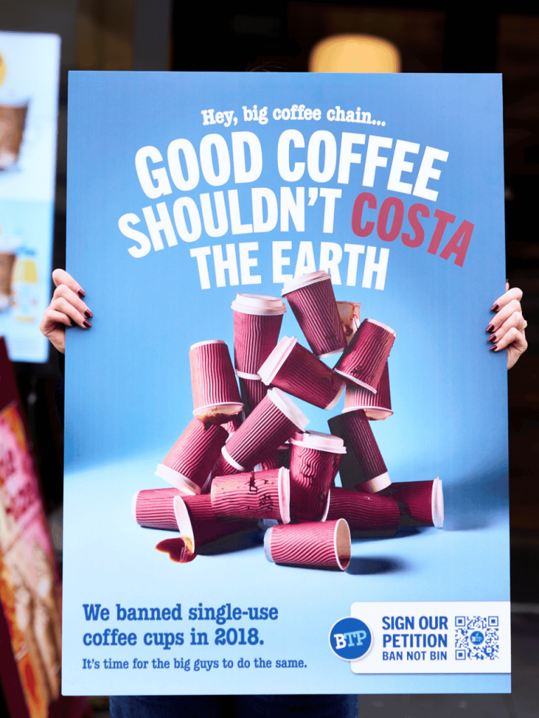 Boston Tea Party, Ban Don't Bin Campaign