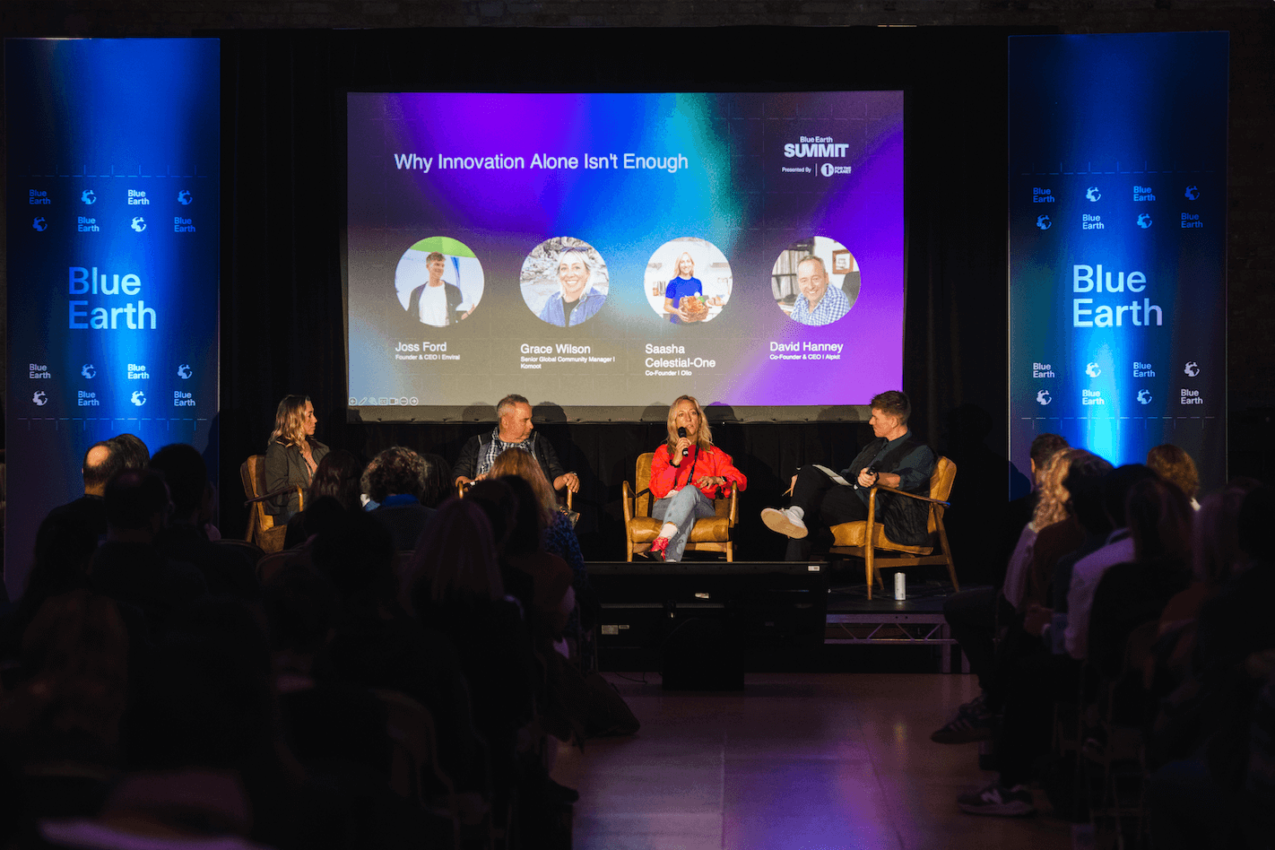Blue Earth Summit, Innovation Panel with Olio, Komoot and Alpkit